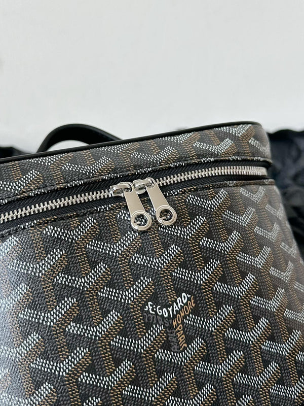 BORSA PER TRUCCO GOYA 20 CM IN TELA NERA