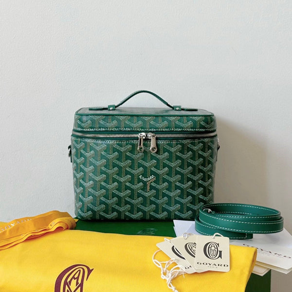 BORSA PORTA TRUCCO GOYA 20 CM TELA VERDE