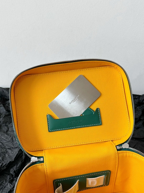 BORSA PORTA TRUCCO GOYA 20 CM TELA VERDE