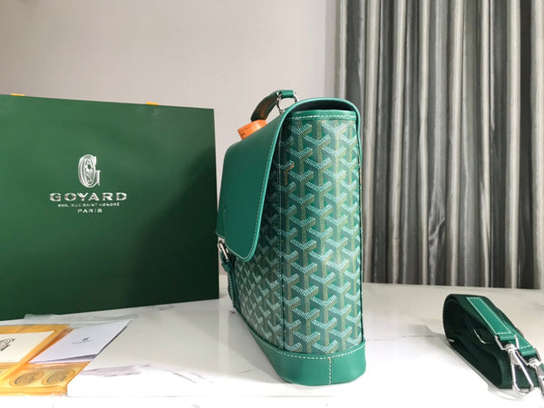 BORSA GOYARD CITADIN 38CM TELA VERDE