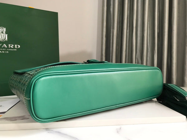 BORSA GOYARD CITADIN 38CM TELA VERDE