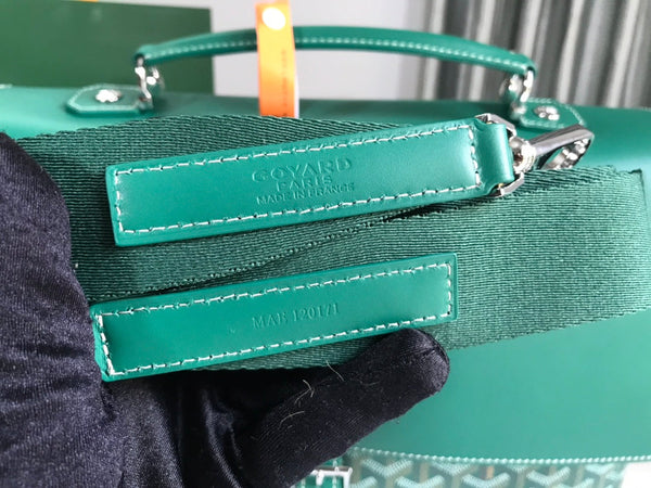 BORSA GOYARD CITADIN 38CM TELA VERDE