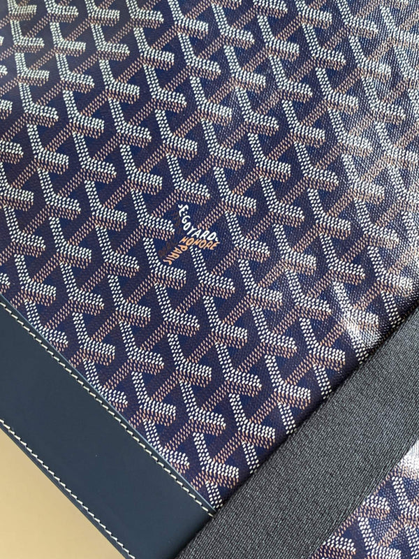 BORSA GOYA STEAMER PM 48CM TELA BLU NAVY