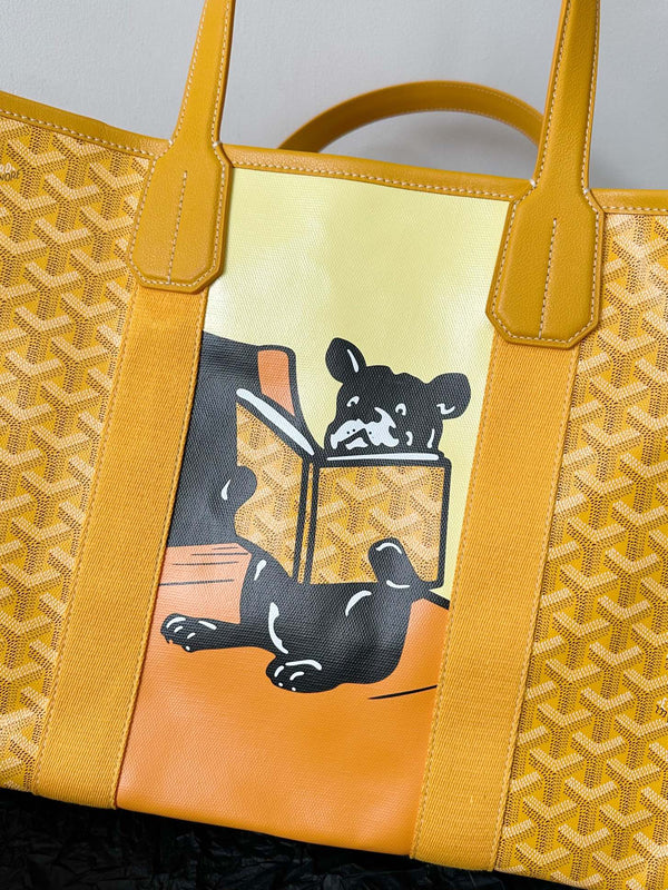 BORSA GOYA VILLETTE 45CM TELA GIALLA