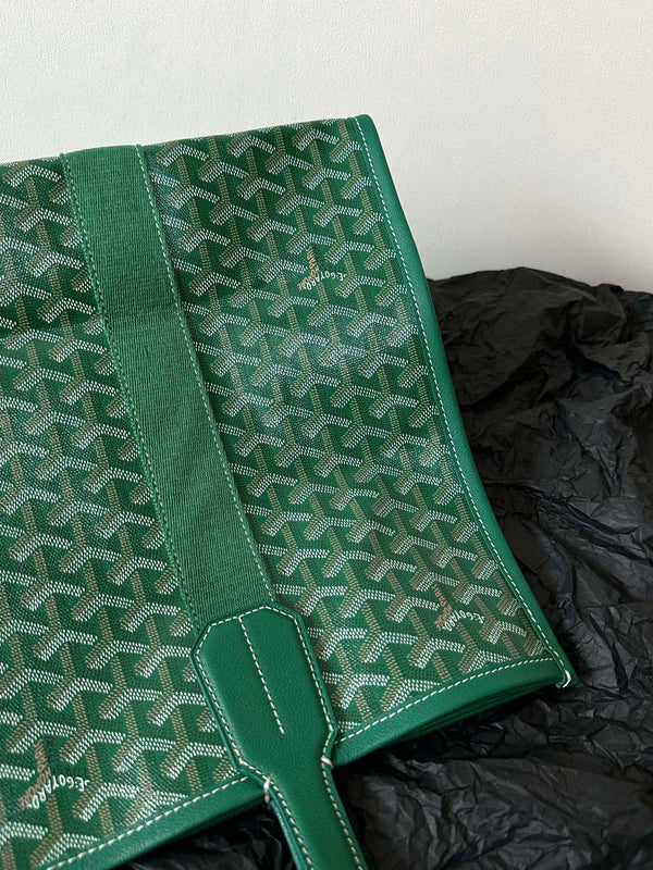 BORSA GOYA VILLETTE 45CM TELA VERDE