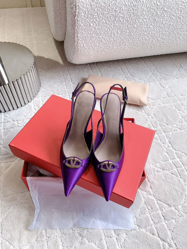 Vlogo Slingback Pump 90MM Purple