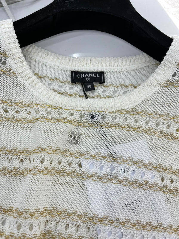 CC Stripe Transparent Tank