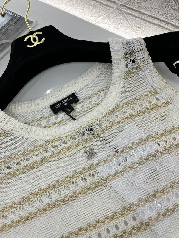 CC Stripe Transparent Tank