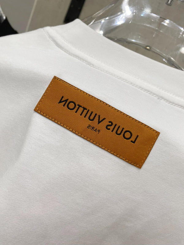LV T-SHIRT IN WHITE COTTON 239615