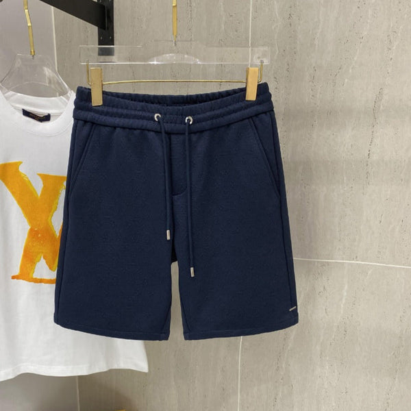 LV PANTALONCINI CASUAL IN COTONE ELASTICIZZATO BLU NAVY 239611