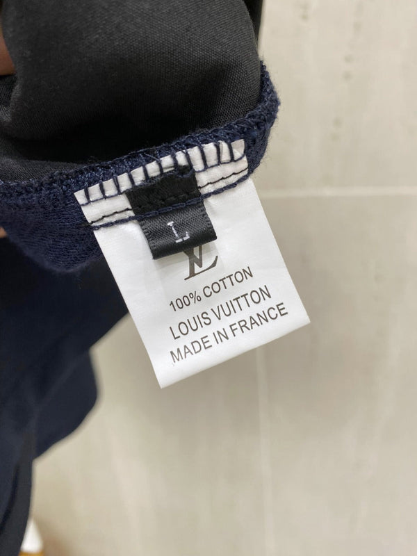 LV PANTALONCINI CASUAL IN COTONE ELASTICIZZATO BLU NAVY 239611