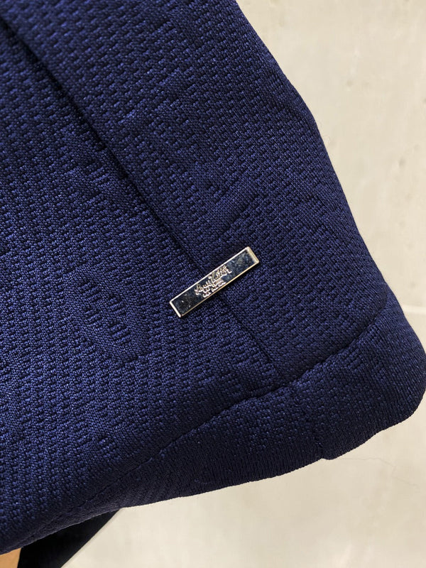 LV PANTALONCINI CASUAL IN COTONE ELASTICIZZATO BLU NAVY 239611