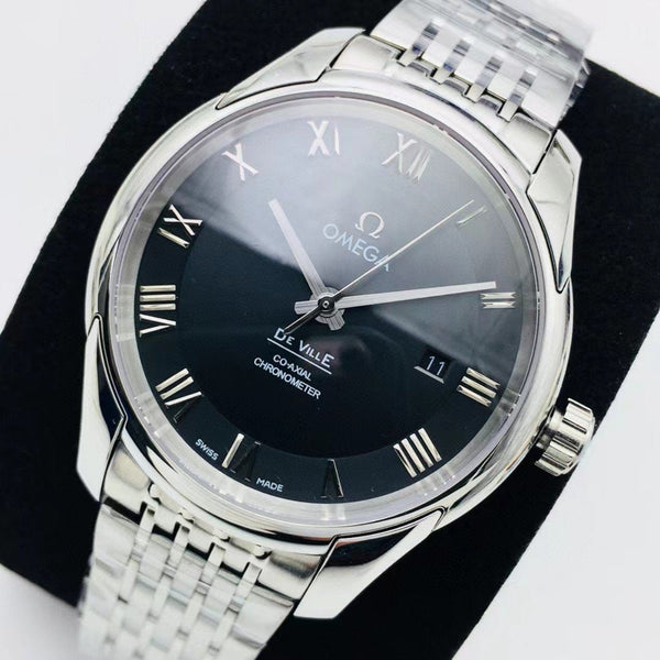 DEVILLE HOUR VISION CO-AXIAL STAINLESS STEEL BLACK DIAL