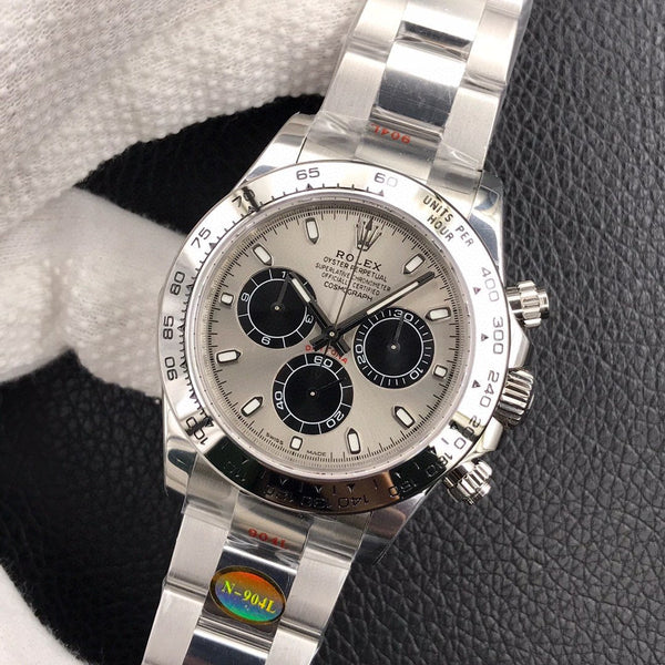 DAYTONA STAINLESS STEEL GREY RACING DIAL