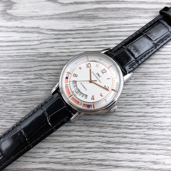 DAVINCI AUTOMATIC STAINLESS STEEL LEATHER