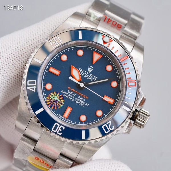 SUBMARINER DATE CUSTOM BLUE RED BEZEL