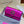 Manolo Capri embellished satin clutch in purple